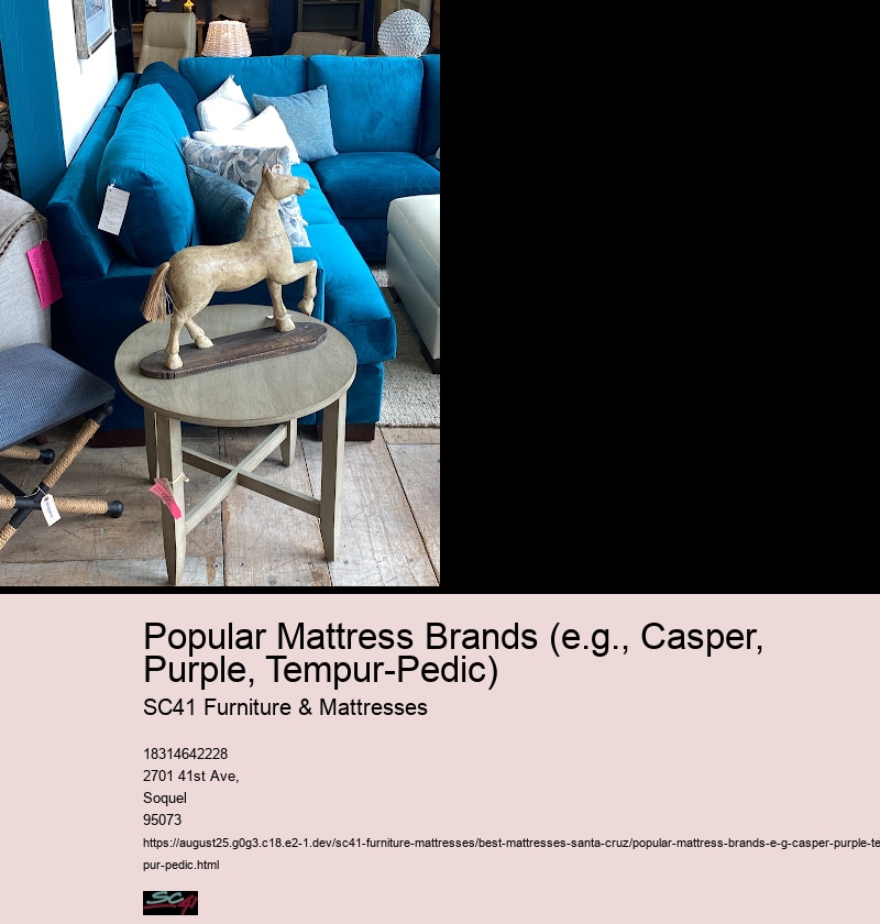 Popular Mattress Brands (e.g., Casper, Purple, Tempur-Pedic)