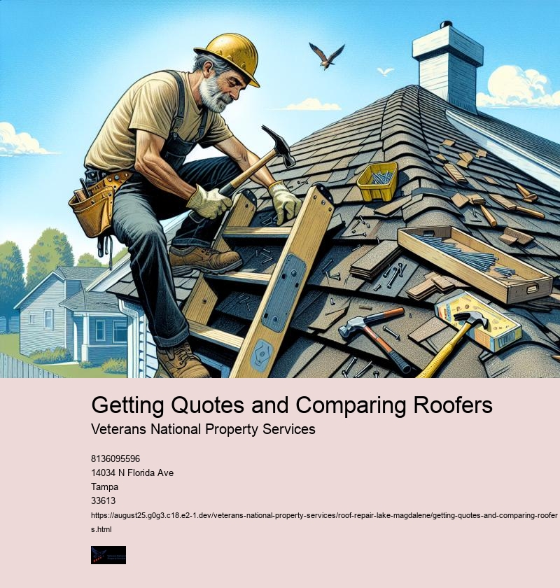 Getting Quotes and Comparing Roofers