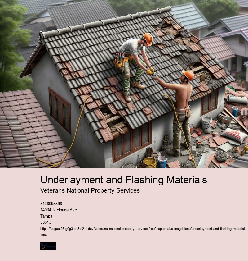 Underlayment and Flashing Materials